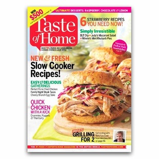 One Year of Taste of Home Magazine $4.99