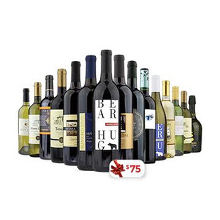 15 Bottles of Wine + $75GC $85