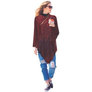 Knit Pullover Poncho, 6 Colors, $12 + FS
