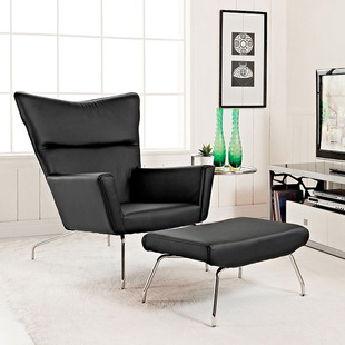 LexMod Class Leather Lounge Chair $599