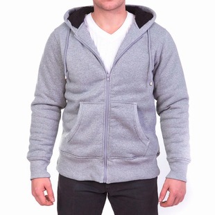 Sherpa-Lined Zip Up Hoodie $19 Shipped